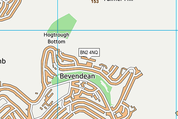 BN2 4NQ map - OS VectorMap District (Ordnance Survey)