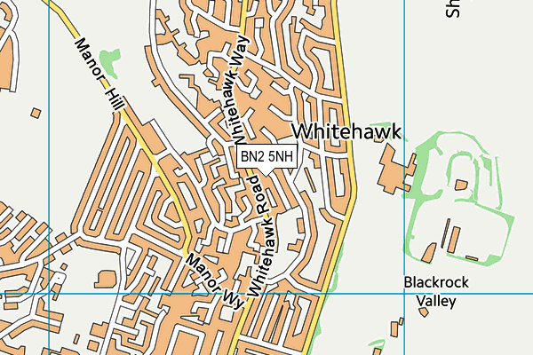 BN2 5NH map - OS VectorMap District (Ordnance Survey)