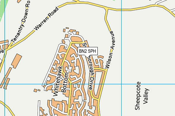 BN2 5PH map - OS VectorMap District (Ordnance Survey)