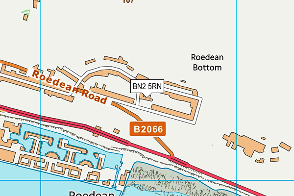 BN2 5RN map - OS VectorMap District (Ordnance Survey)