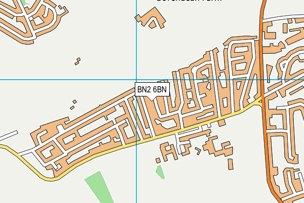 BN2 6BN map - OS VectorMap District (Ordnance Survey)