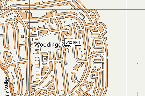 Rudyard Kipling Primary School & Nursery map (BN2 6RH) - OS VectorMap District (Ordnance Survey)