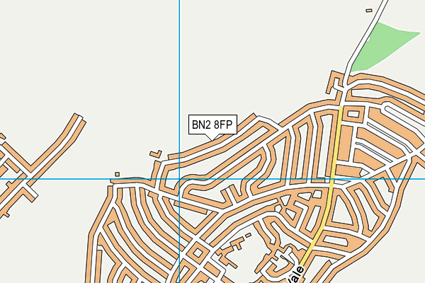 BN2 8FP map - OS VectorMap District (Ordnance Survey)