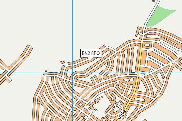 BN2 8FQ map - OS VectorMap District (Ordnance Survey)