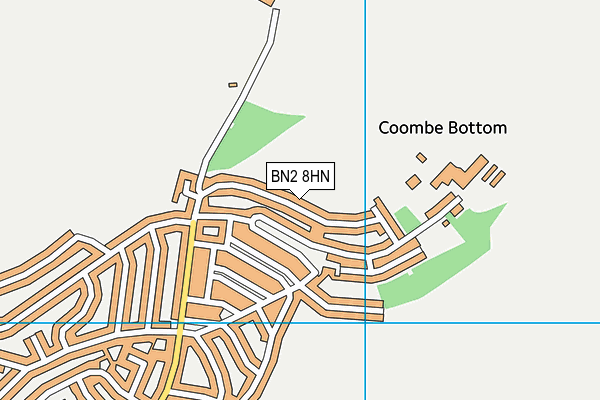 BN2 8HN map - OS VectorMap District (Ordnance Survey)