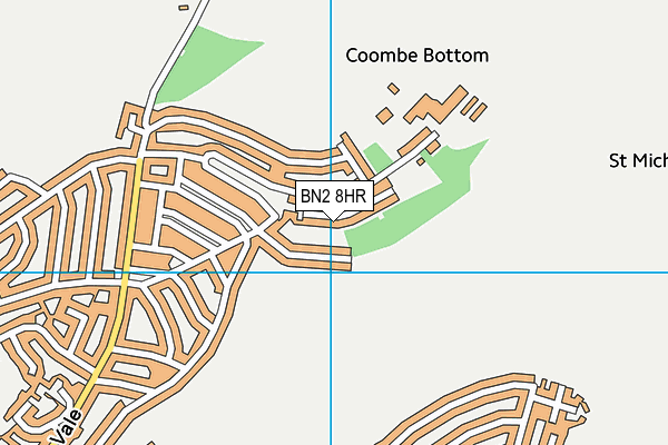 BN2 8HR map - OS VectorMap District (Ordnance Survey)