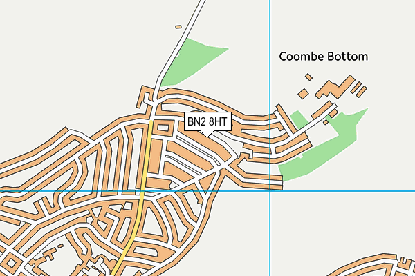 BN2 8HT map - OS VectorMap District (Ordnance Survey)