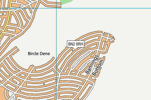 BN2 8RH map - OS VectorMap District (Ordnance Survey)