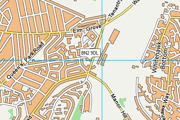 BN2 9DL map - OS VectorMap District (Ordnance Survey)