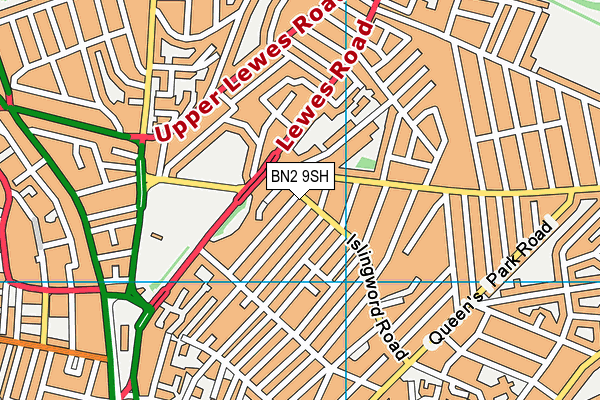 BN2 9SH map - OS VectorMap District (Ordnance Survey)