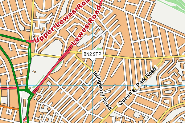BN2 9TP map - OS VectorMap District (Ordnance Survey)