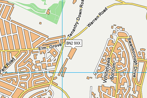 BN2 9XX map - OS VectorMap District (Ordnance Survey)
