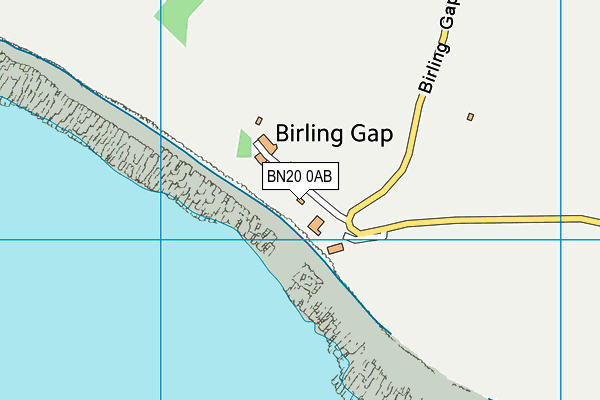BN20 0AB map - OS VectorMap District (Ordnance Survey)