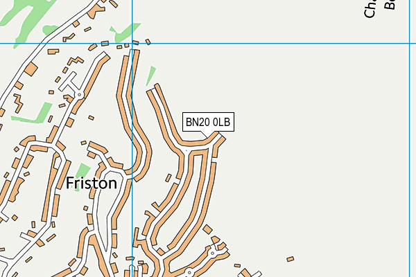 BN20 0LB map - OS VectorMap District (Ordnance Survey)