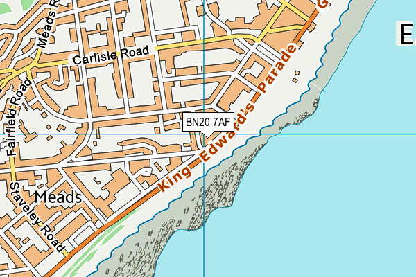 Map of SOUTH CLIFF COURT (1988) LIMITED at district scale