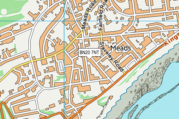 BN20 7NT map - OS VectorMap District (Ordnance Survey)