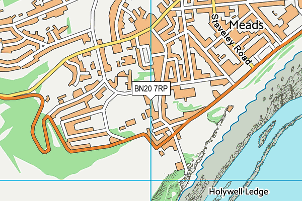 St Andrews Prep Eastbourne map (BN20 7RP) - OS VectorMap District (Ordnance Survey)