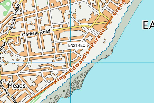 Grand Hotel Health Club map (BN21 4EQ) - OS VectorMap District (Ordnance Survey)