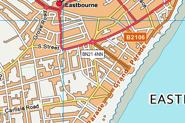 Map of PENNY BOWLES EDUCATION LTD at district scale