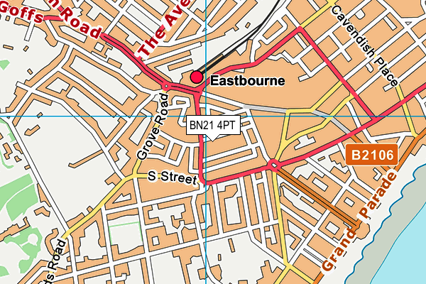 Map of COMPTON STREET LIMITED at district scale
