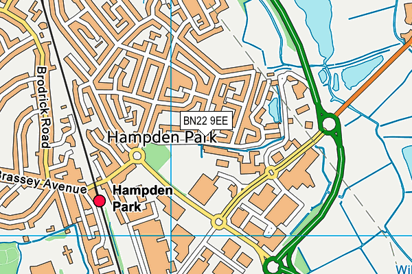 Heron Park Primary Academy map (BN22 9EE) - OS VectorMap District (Ordnance Survey)