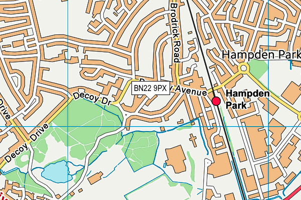 Map of 11 HARTFIELD ROAD (EASTBOURNE) LIMITED at district scale