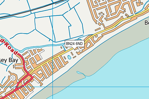 BN24 6ND map - OS VectorMap District (Ordnance Survey)
