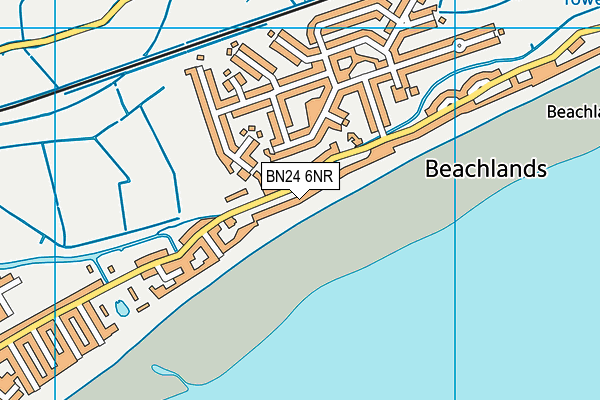 BN24 6NR map - OS VectorMap District (Ordnance Survey)