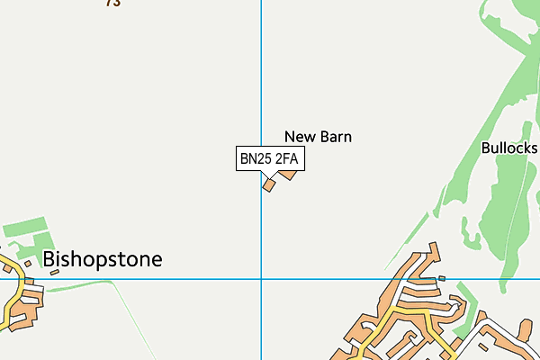 BN25 2FA map - OS VectorMap District (Ordnance Survey)