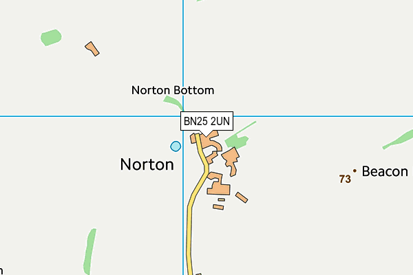 BN25 2UN map - OS VectorMap District (Ordnance Survey)