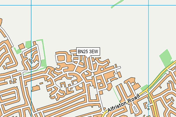 BN25 3EW map - OS VectorMap District (Ordnance Survey)