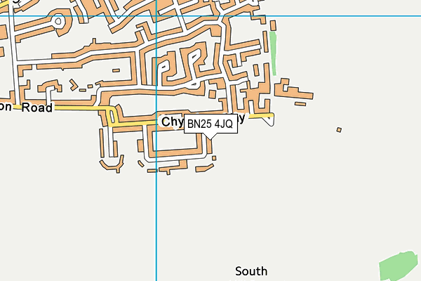 BN25 4JQ map - OS VectorMap District (Ordnance Survey)