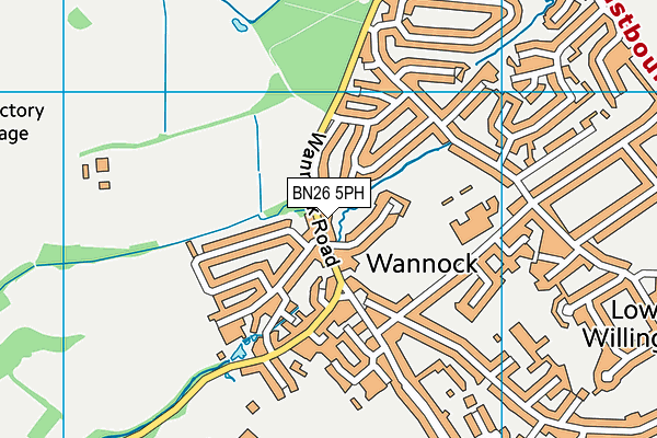 BN26 5PH map - OS VectorMap District (Ordnance Survey)