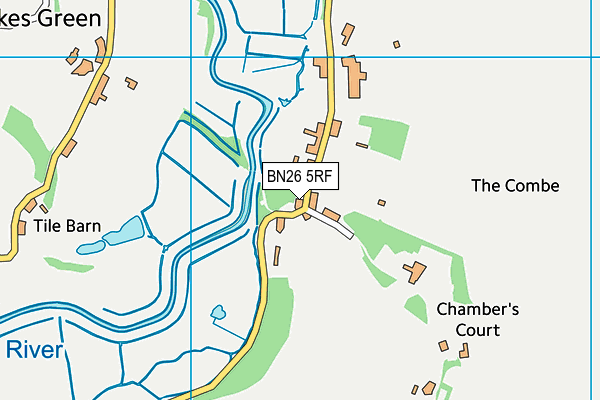 BN26 5RF map - OS VectorMap District (Ordnance Survey)