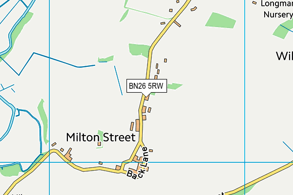 BN26 5RW map - OS VectorMap District (Ordnance Survey)