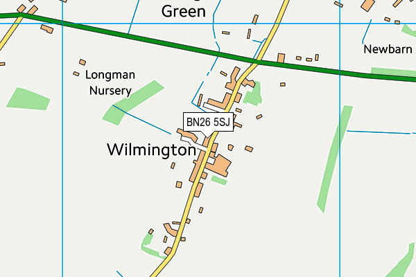 BN26 5SJ map - OS VectorMap District (Ordnance Survey)