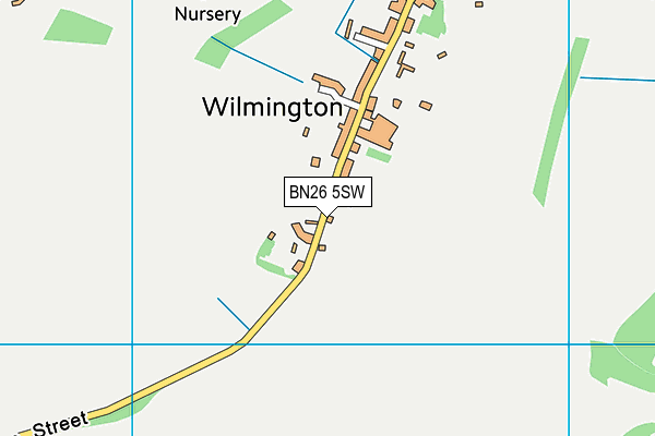 BN26 5SW map - OS VectorMap District (Ordnance Survey)