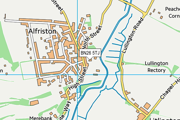 BN26 5TJ map - OS VectorMap District (Ordnance Survey)
