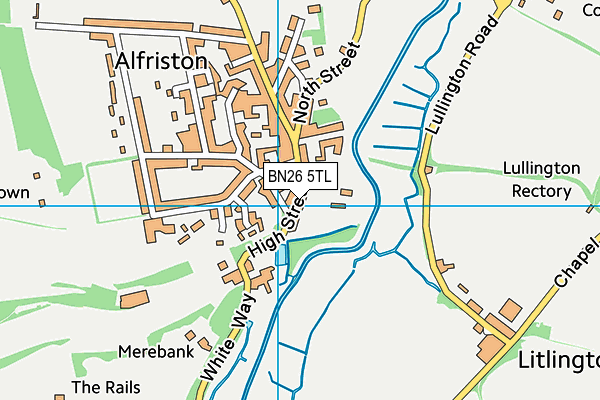 BN26 5TL map - OS VectorMap District (Ordnance Survey)