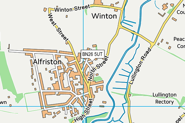 BN26 5UT map - OS VectorMap District (Ordnance Survey)