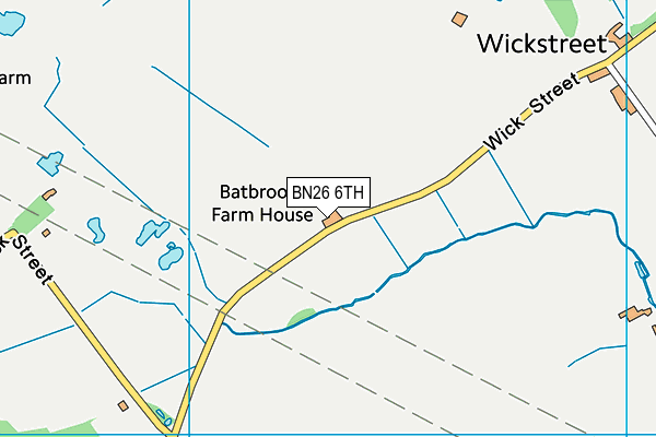 BN26 6TH map - OS VectorMap District (Ordnance Survey)