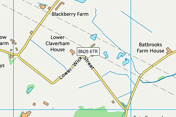 BN26 6TR map - OS VectorMap District (Ordnance Survey)