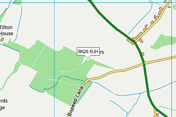 BN26 6UH map - OS VectorMap District (Ordnance Survey)