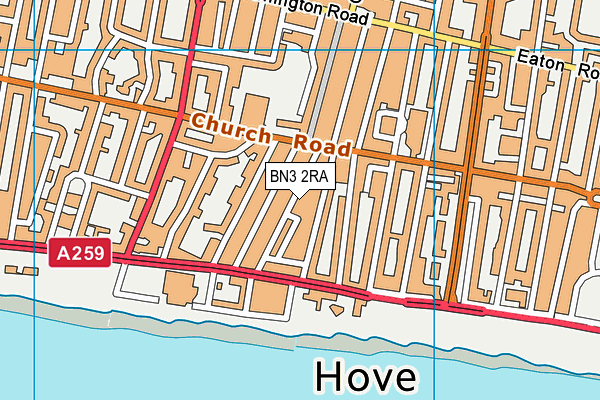 Map of 20 VENTNOR VILLAS (HOVE) LIMITED at district scale