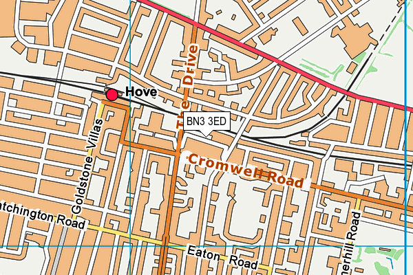Map of HOVE MOT.COM LIMITED at district scale