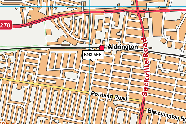 Map of 16 SILLWOOD ROAD BRIGHTON LIMITED at district scale