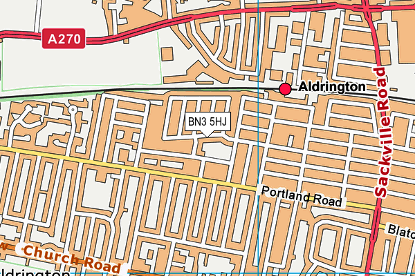 Map of THE SNUG HOVE CIC at district scale