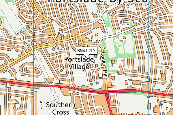 Ymca (Sussex Central) map (BN41 2LY) - OS VectorMap District (Ordnance Survey)