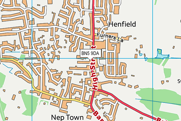 Map of DEBBIE HOWELLS LIMITED at district scale