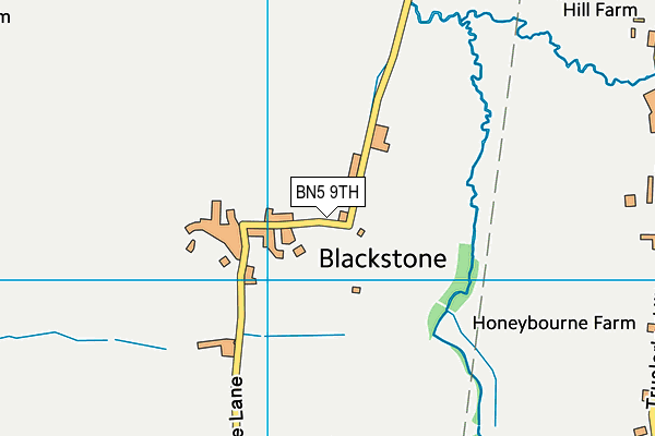 BN5 9TH map - OS VectorMap District (Ordnance Survey)